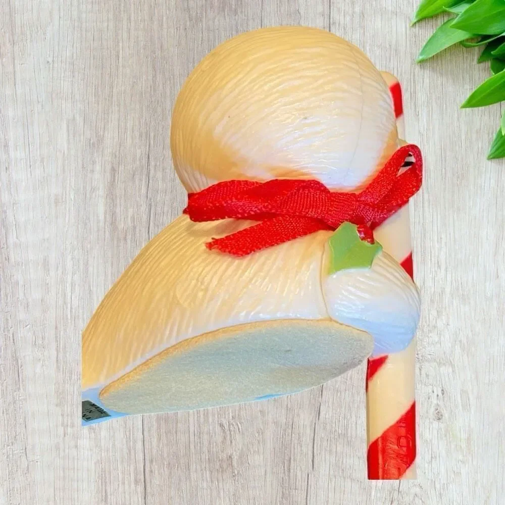 NIB CURRENT Young Uns Endangered White Baby Seal Stocking Hangers 1989